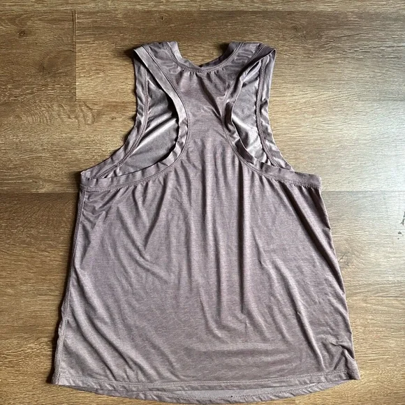 Vuori Cove Ribbed Chocolate Brown Racerback Tank Top Size S - Picture 6 of 6